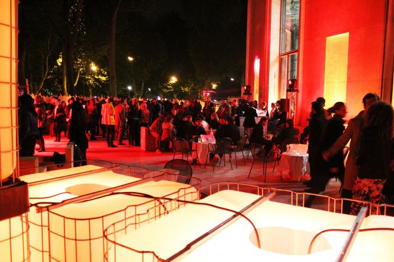 Soirée Construction, terrasse du Palais de Tokyo
